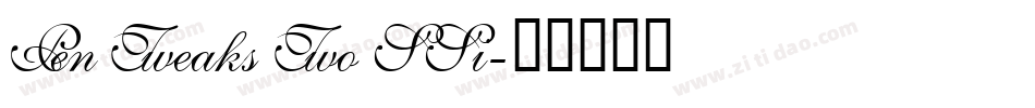 Pen Tweaks Two SSi字体转换
